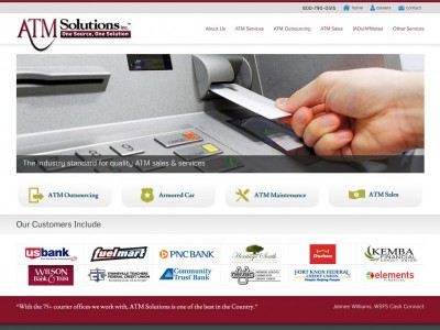 ATM Solutions website