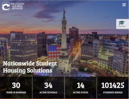 Collegiate Housing Website Example