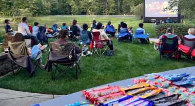 Employee Engagement Ideas - LCS Employees have a Movie Night