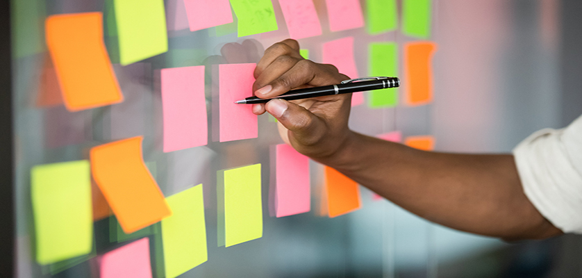 Employees working on a Professional Development Plan